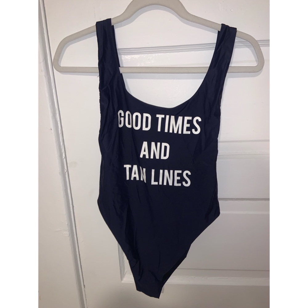Aerie blue one-piece swimsuit SIZE M